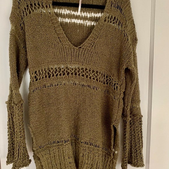 Free People Sweaters - Free People Size Small Green Sweater